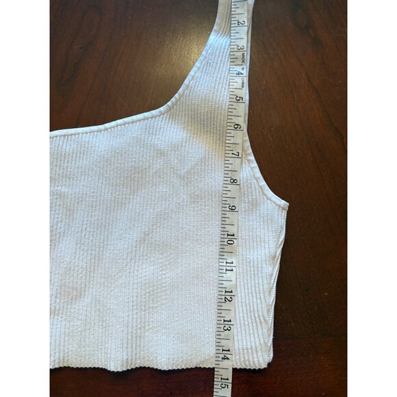 Babaton Sculpt Knit Tank Bundle Cropped Tank + One Shoulder Top Size Medium - Picture 13 of 15